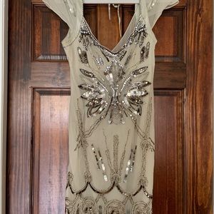 Karen Millen Silk Beaded Dress